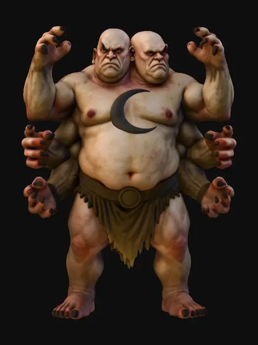 3D model for Twin Ogres