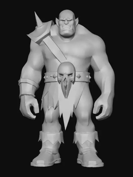3D model for Dual Element Warrior