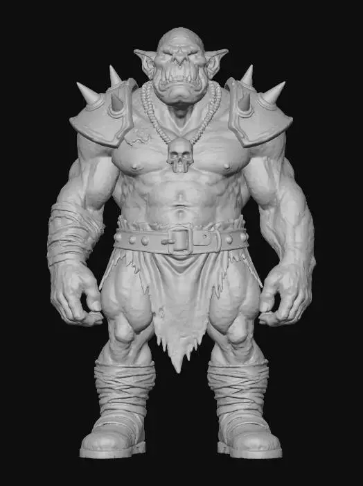 3D model for Orc Warlord