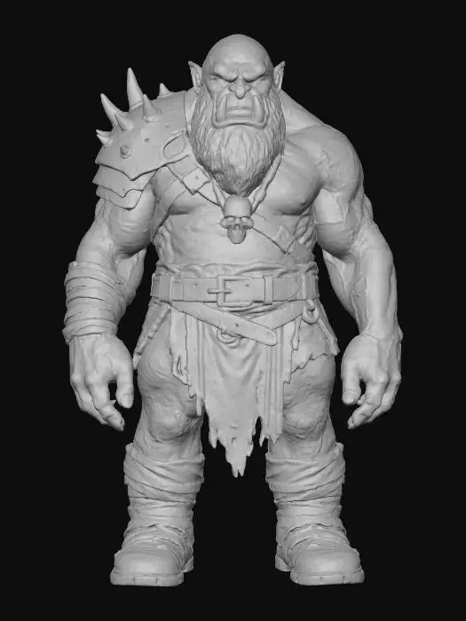 3D model for The Battle-Scarred Ogre