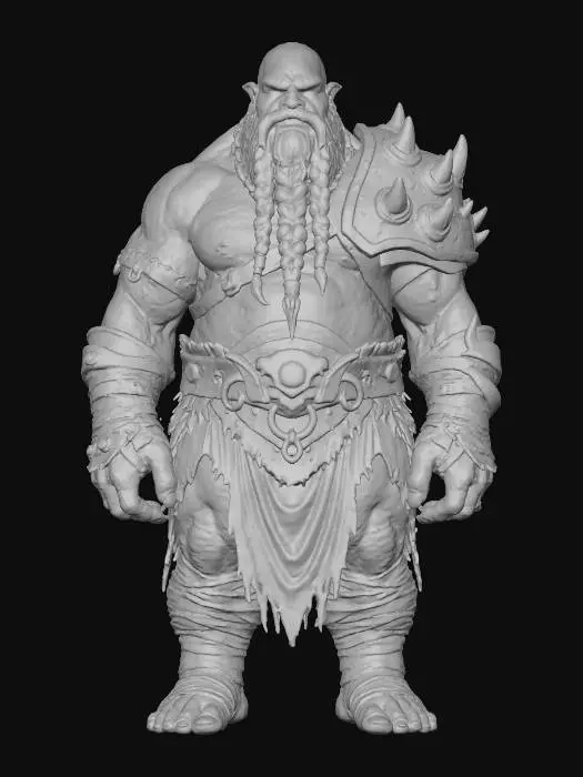 3D model for Giant Warrior’s Fury
