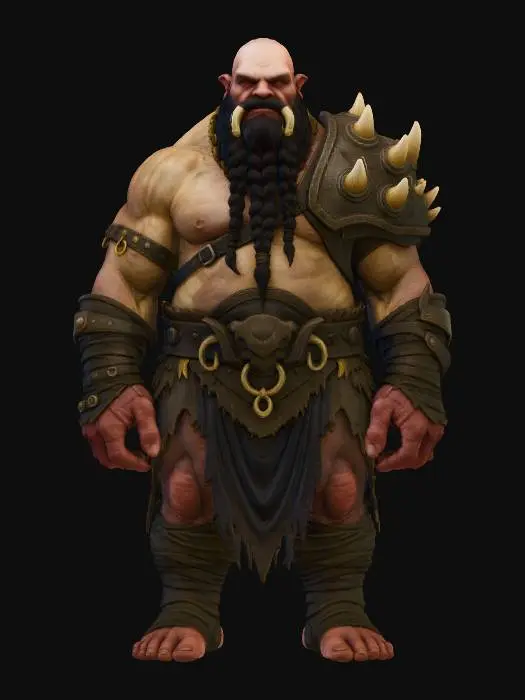 3D model for Giant Warrior’s Fury