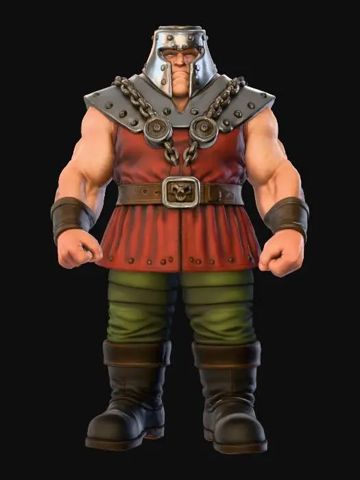 3D model for Juggernaut Warrior