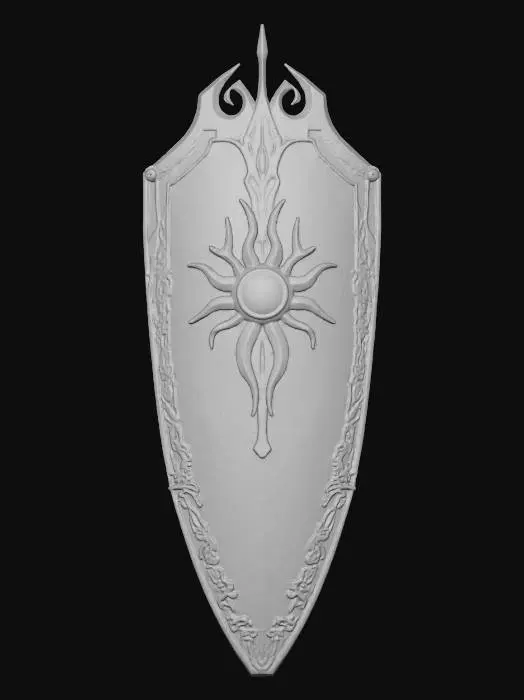 3D model for Sunburst Shield