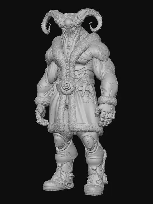 3D model for Cyber Krampus, #Christmas2025#