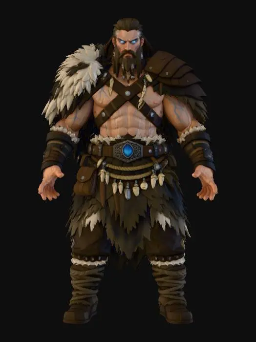 3D model for Warrior of the North
