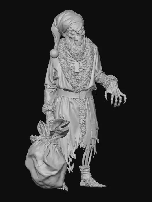 3D model for Zombie Claus, #Christmas2025#
