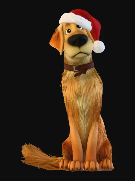 3D model for Festive Pup, #Christmas2025#
