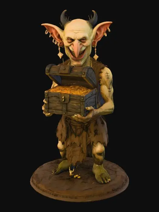 3D model for Treasure Keeper