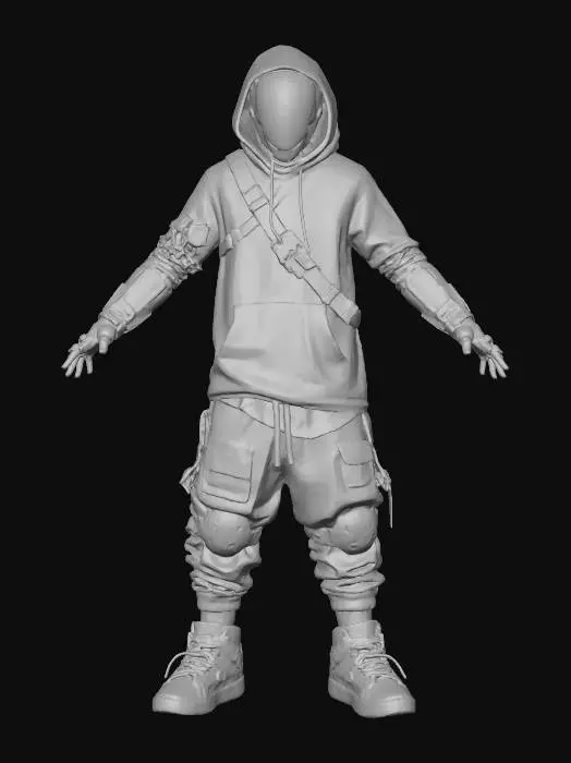 3D model for Cyberpunk Strider