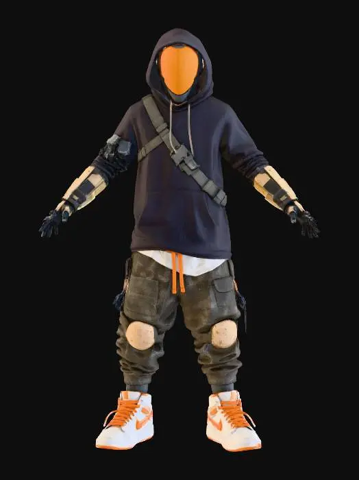 3D model for Cyberpunk Strider