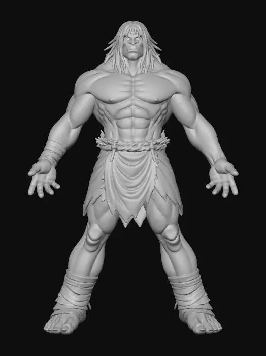 3D model for Warrior Stance