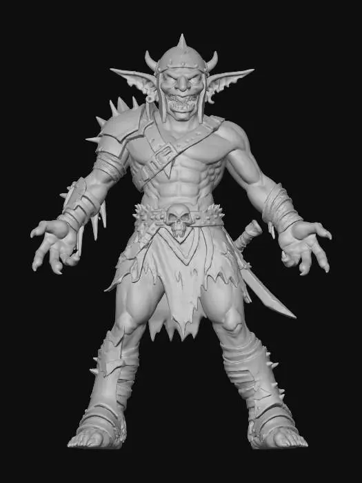 3D model for Goblin Warrior