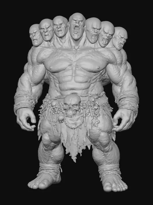 3D model for Hydra Titan