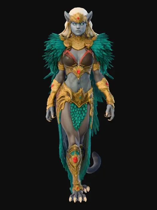 3D model for Feline Majesty