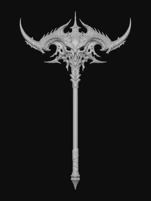 3D model for Hellbringer Battleaxe