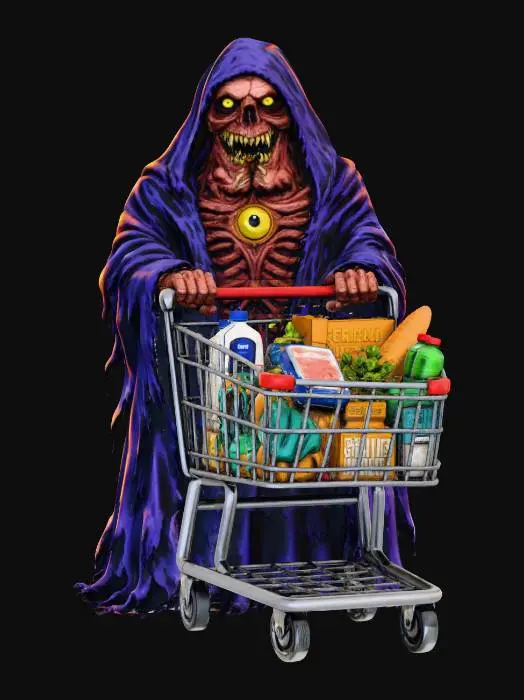 3D model for Groceries with a Ghoul