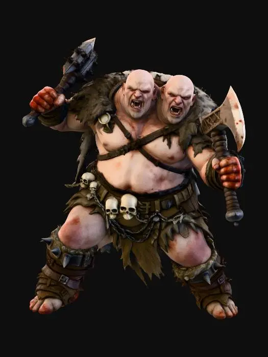 3D model for Two-Headed Warrior