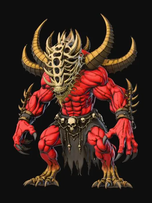 3D model for Infernal Colossus