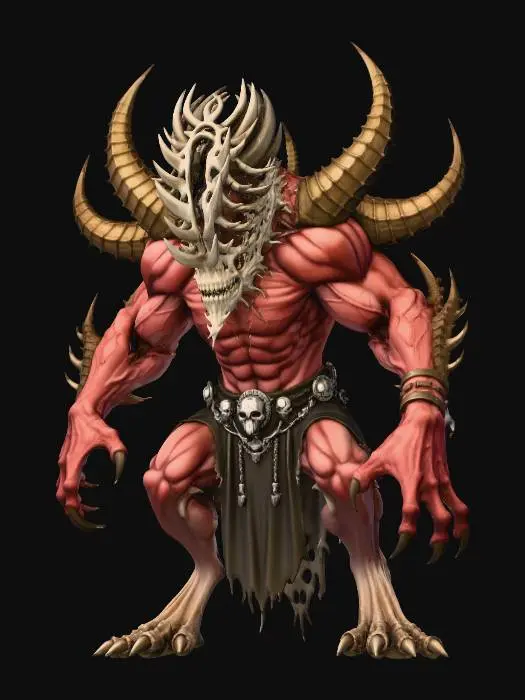 3D model for Dreadhorn Beast