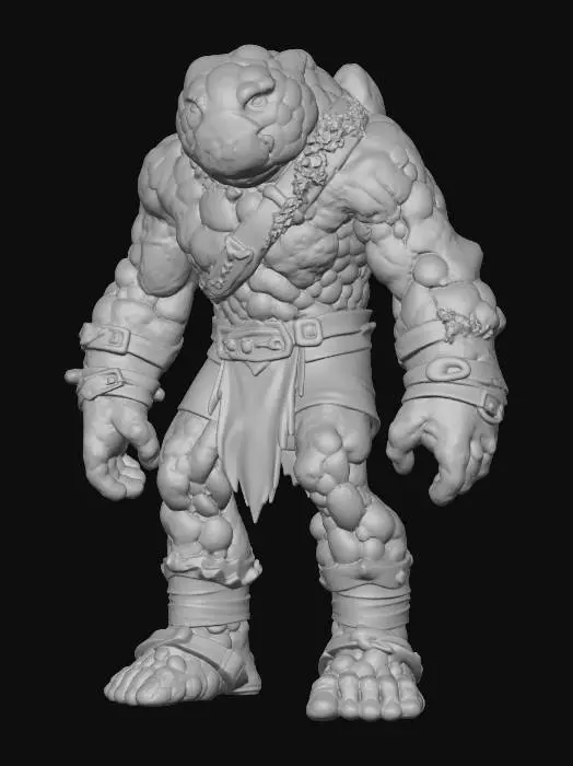 3D model for Golem Guardian