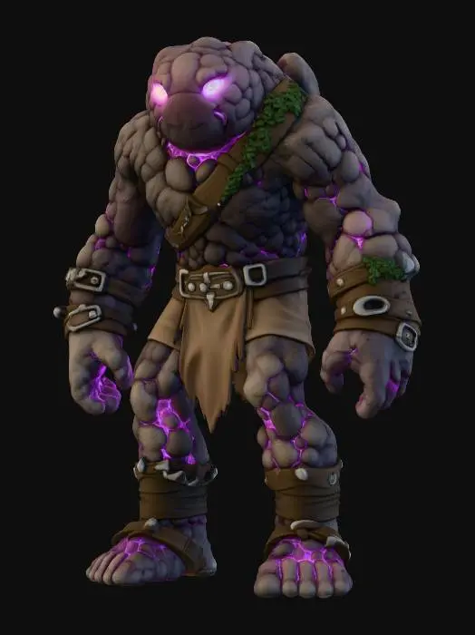 3D model for Golem Guardian