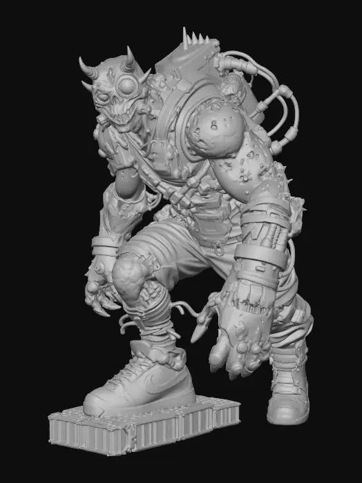3D model for Cyberpunk Colossus