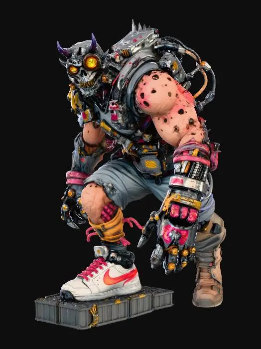 3D model for Cyberpunk Colossus