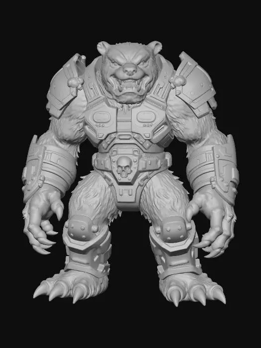 3D model for Polar Mech-Warrior