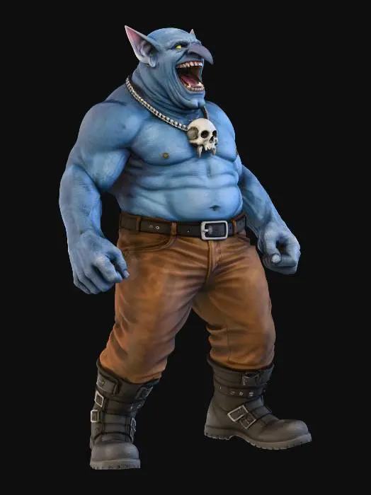 3D model for Berserker Ogre