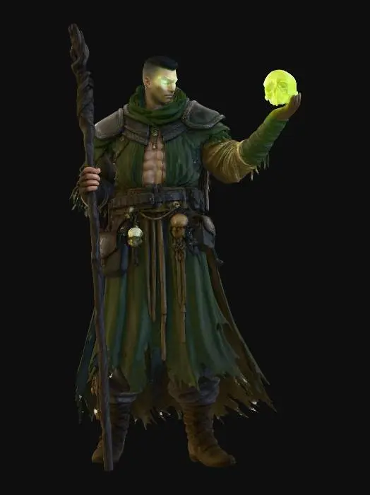 3D model for Mage of the Enchanted Woods