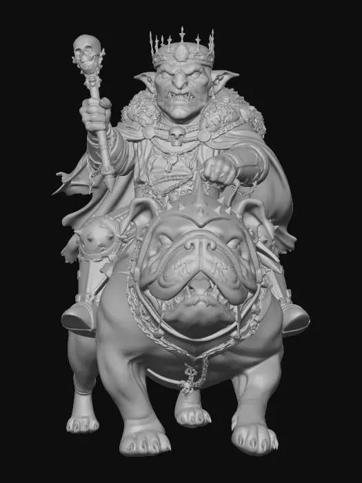 3D model for Goblin King and his Loyal Steed