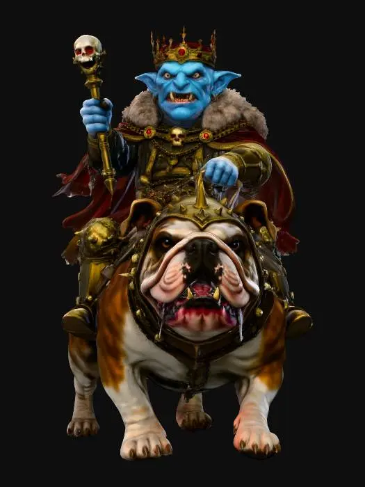 3D model for Goblin King and his Loyal Steed