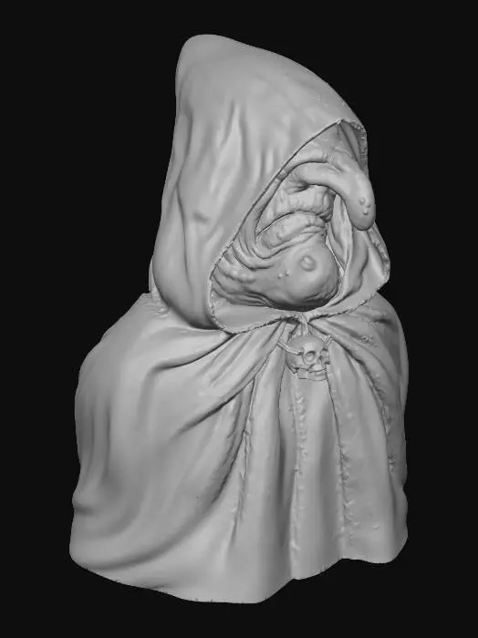 3D model for The Hooded Enigma