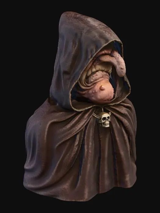 3D model for The Hooded Enigma