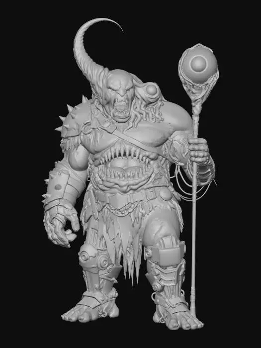 3D model for Cyclopean Guardian