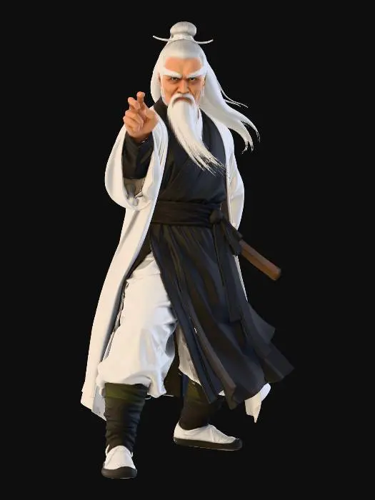 3D model for Martial Arts Master