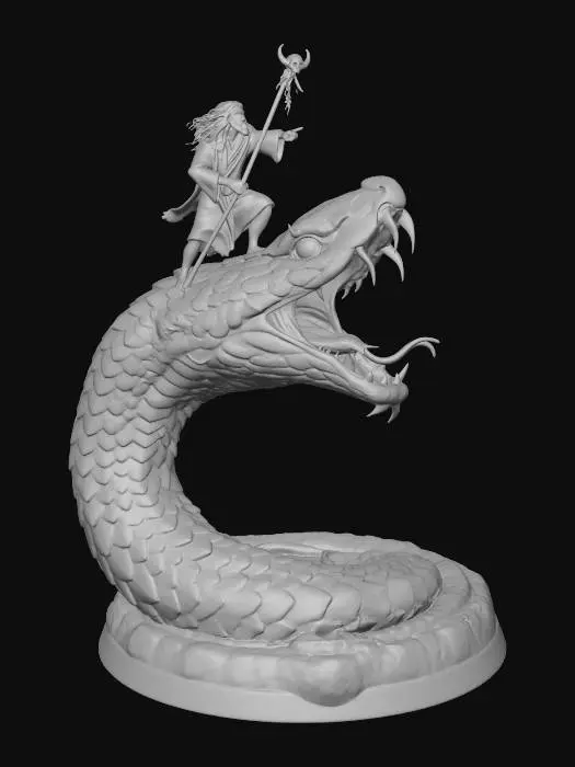 3D model for Dragon's Herald