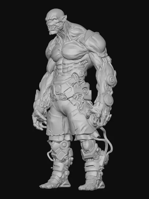 3D model for Mutant Cyborg Sentinel