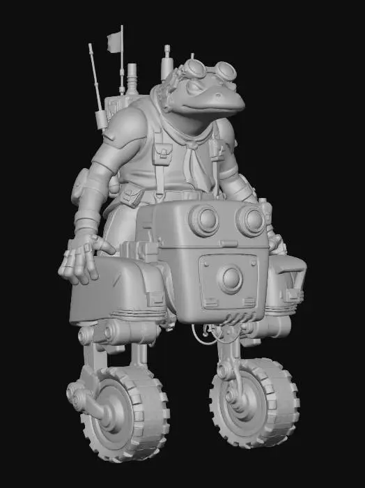 3D model for Amphibious Machina