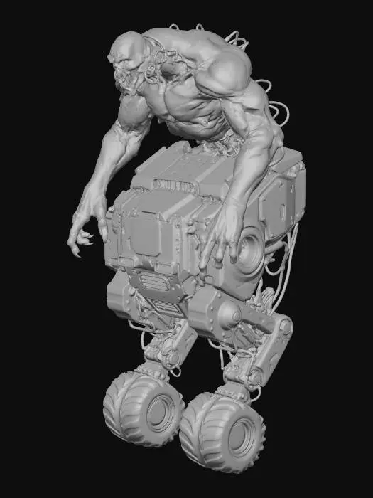 3D model for Cybernetic Abomination