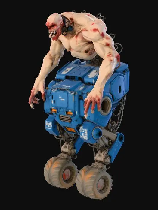 3D model for Cybernetic Abomination