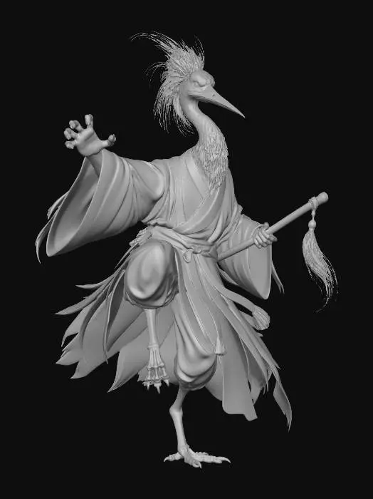 3D model for Crane Sage