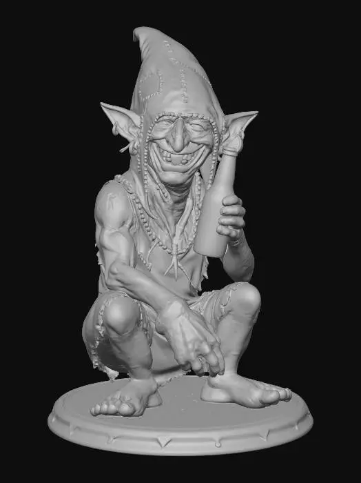 3D model for Beer goblin