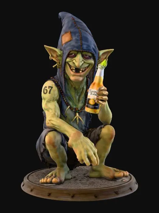 3D model for Beer goblin