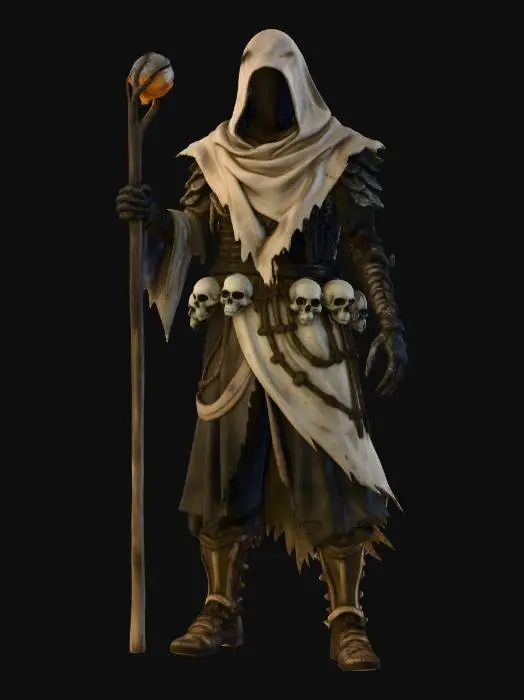 3D model for Necromancer in the Wasteland
