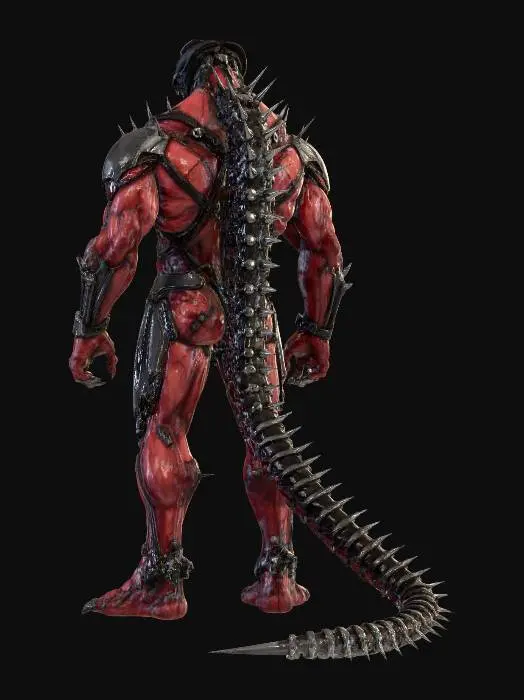 3D model for Infernal Guardian