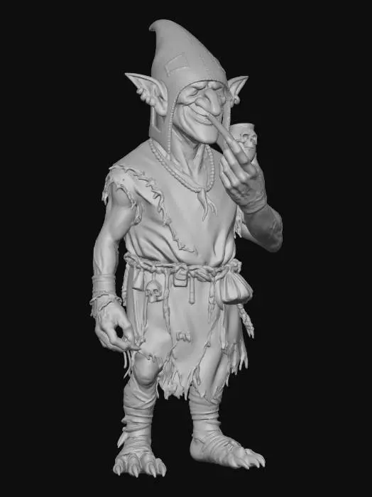 3D model for Goblin Sage