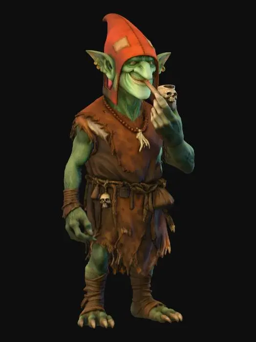 3D model for Goblin Sage