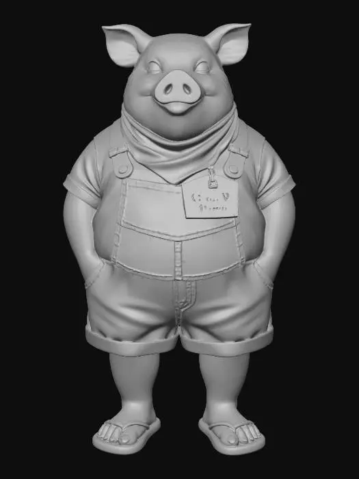3D model for Chris P. Bacon